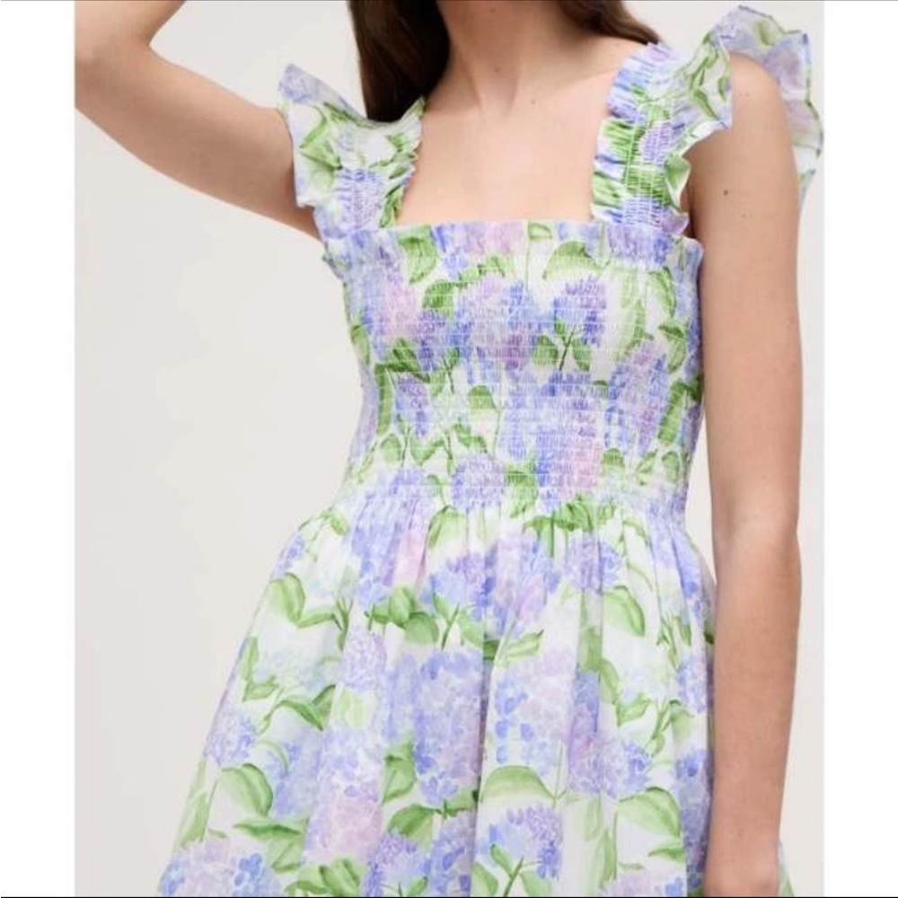Hill House Elizabeth Nap Dress – Purple Hydrangea – Small - Picture 2 of 10
